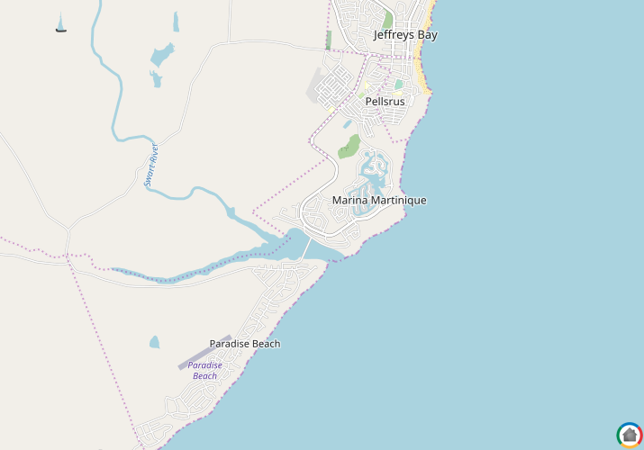 Map location of Aston Bay